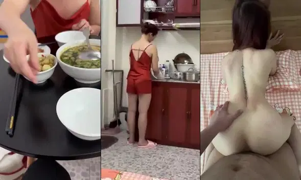 Vlog của anh grab được em gái mời qua ăn trưa rồi ăn luôn em